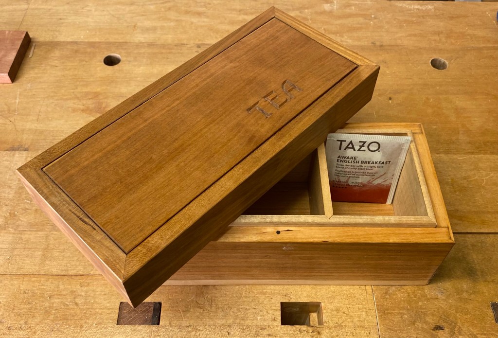 Tea box in sweet&nbsp;gum